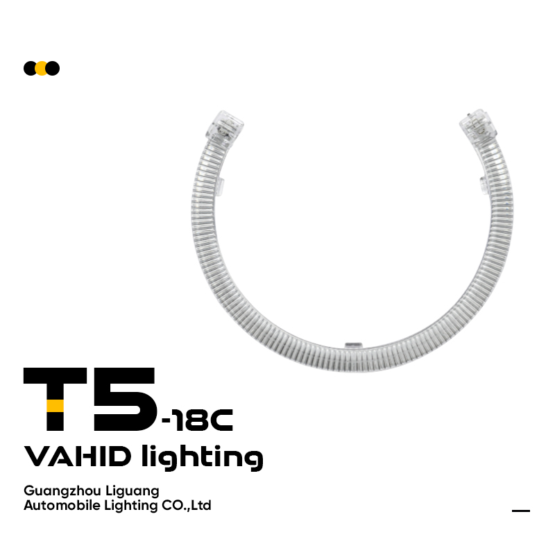 Ojos de ángel en C T5-18C en blanco/amarillo