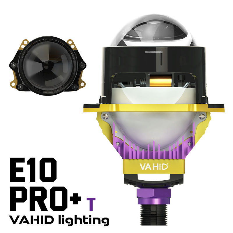 Proyector LED VAHID E10 Pro+T de 3,0 pulgadas: mayor luminosidad, doble reflector y disipación de calor mejorada