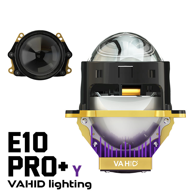 Proyector LED VAHID E10 Pro+ Y de 3,0 pulgadas: mayor luminosidad, doble reflector y disipación de calor mejorada