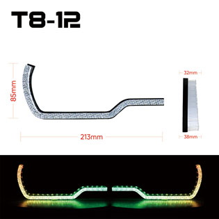 Ojos de ángel LED T8-12 | VAHID