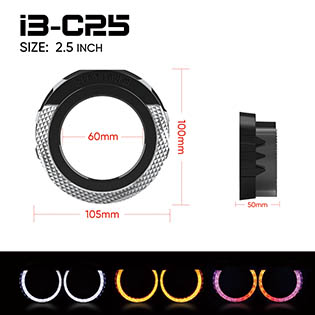 Cubierta con ojos de ángel i3-C25 de 2,5 pulgadas | VAHID