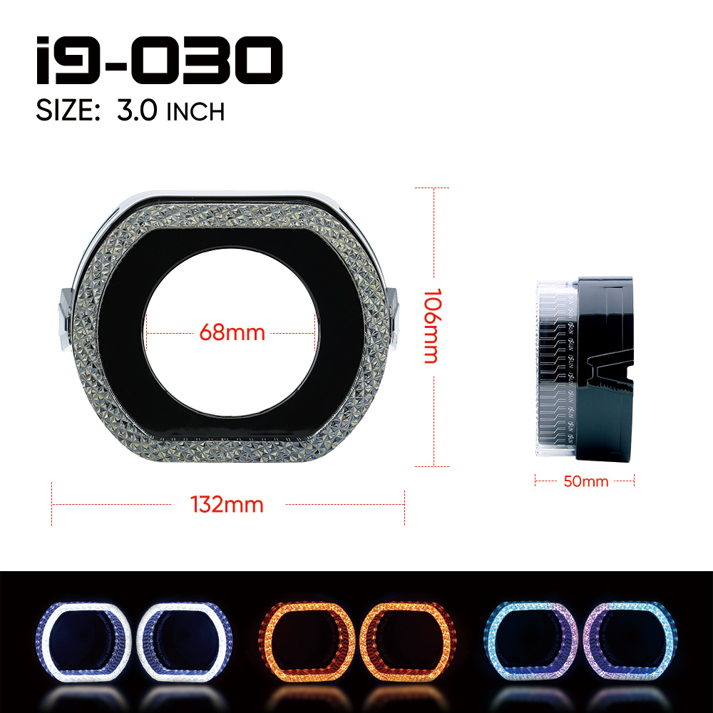 Cubierta LED con efecto cristal i9-O30 para la línea BMW