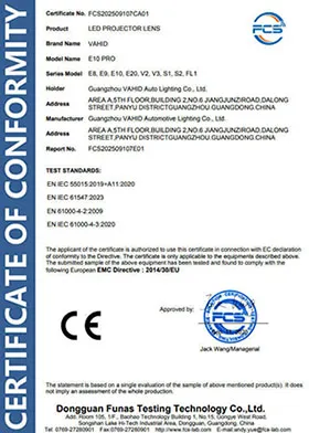 FCS202509107CA01 — Proyector LED
