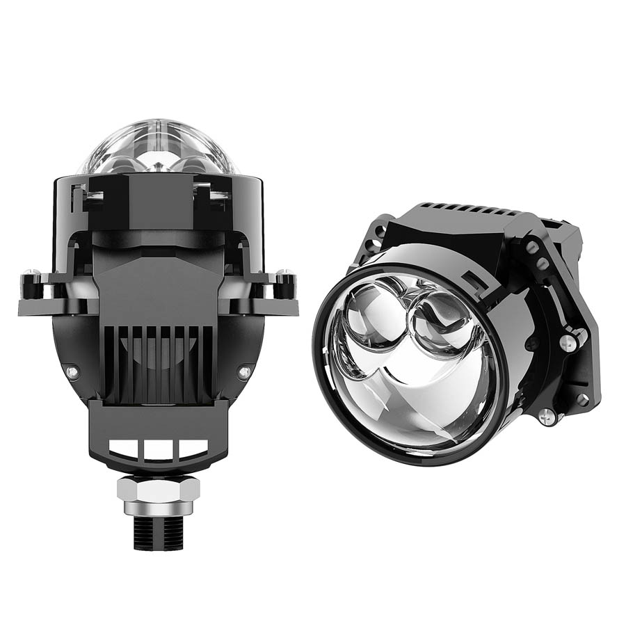 E20: proyector LED de 3,0 pulgadas con 2 láseres para vehículos con volante a la izquierda o a la derecha