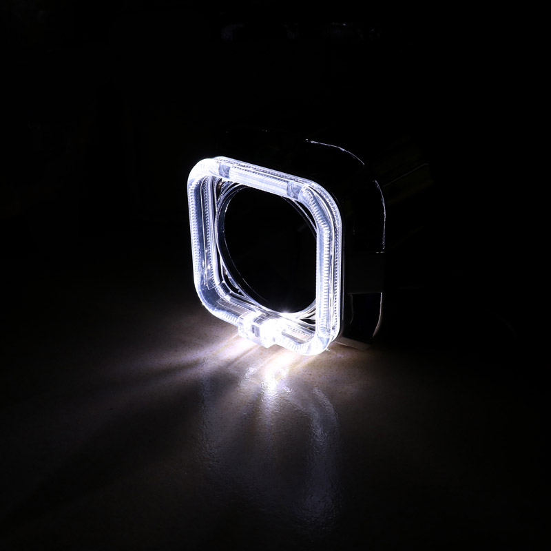 Cubierta LED con efecto cristal C9 para proyector de 2,5 pulgadas