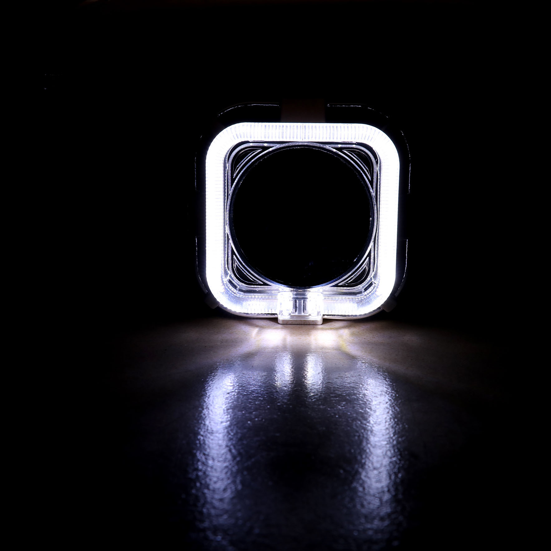 Cubierta LED con efecto cristal C9S para proyector de 2,5 pulgadas