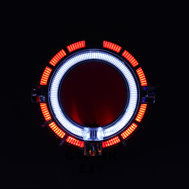 Cubierta LED con efecto cristal C10 para proyector de 2,5 pulgadas