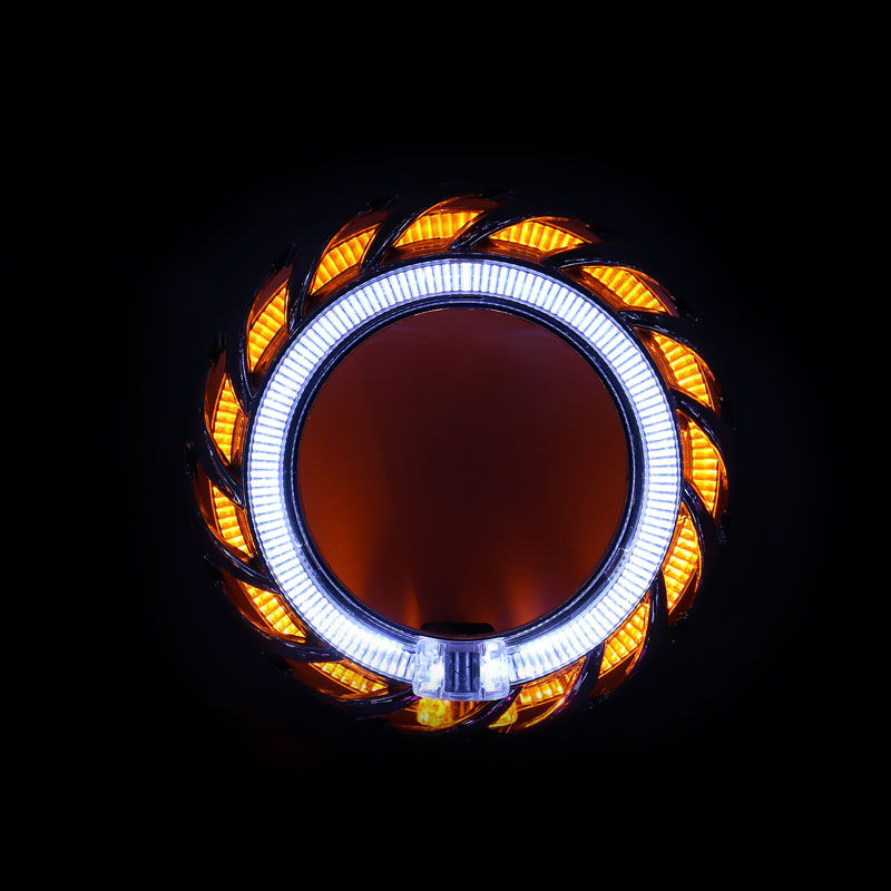 Cubierta LED con efecto cristal C13 para proyector de 2,5 pulgadas