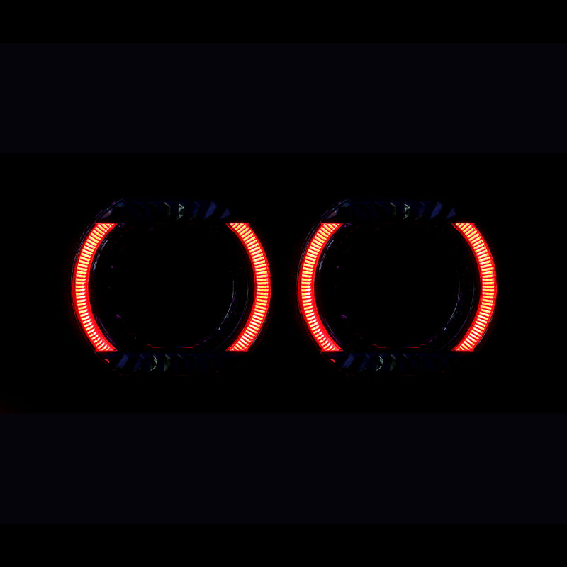 C17: cubierta LED con efecto cristal para proyector de 3,0 pulgadas