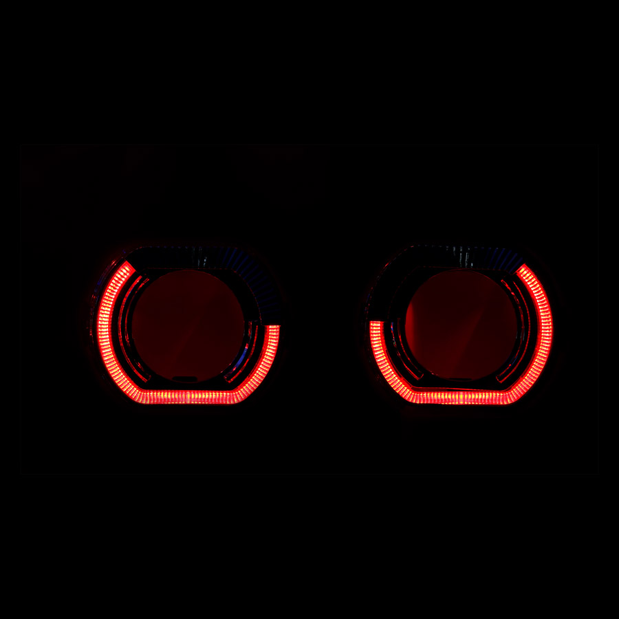 Cubierta LED con efecto cristal C20 para proyector de 2,5 pulgadas
