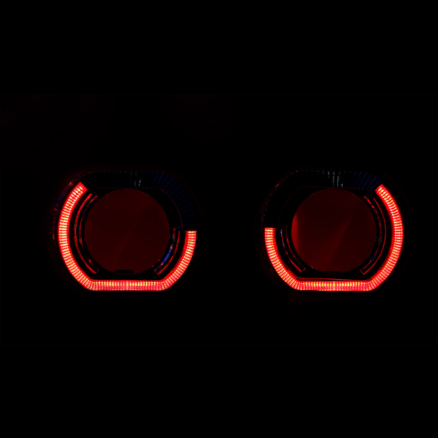 Cubierta LED con efecto cristal C21 para proyector de 3,0 pulgadas