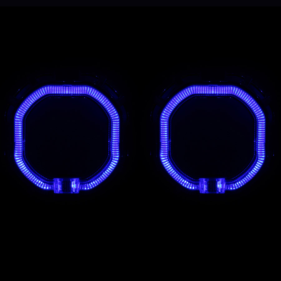 Cubierta LED con efecto cristal C28 para proyector de 2,5 pulgadas