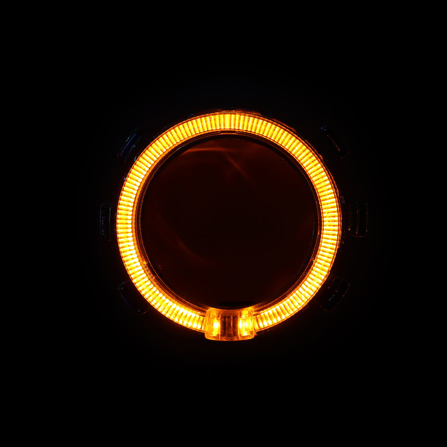 Cubierta LED con efecto cristal C29 para proyector de 2,5 pulgadas