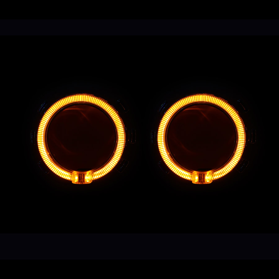 Cubierta LED con efecto cristal C29 para proyector de 2,5 pulgadas