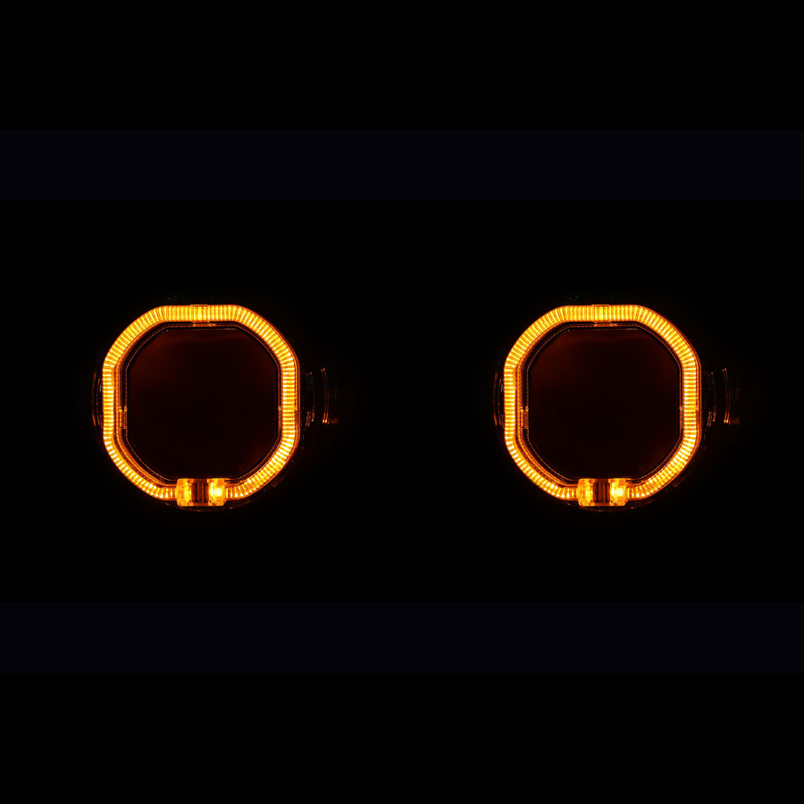 Cubierta LED con efecto cristal C29S para proyector de 2,5 pulgadas