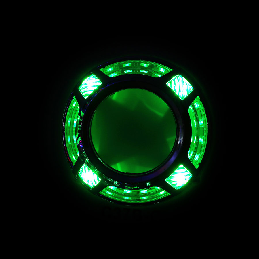 Cubierta LED con efecto cristal C37B para proyector de 3,0 pulgadas