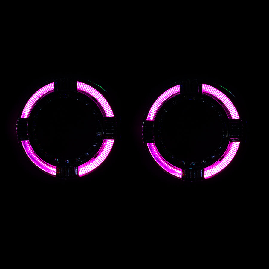 Cubierta LED con efecto cristal C43 para proyector de 3,0 pulgadas