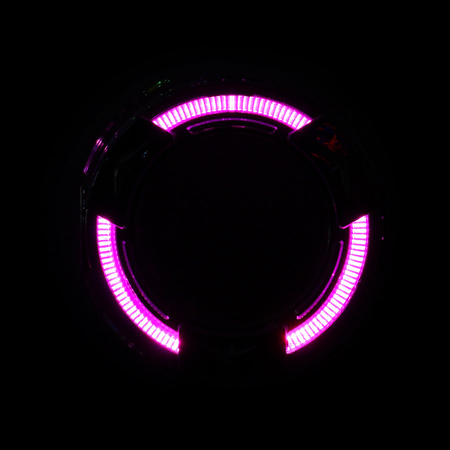 Cubierta LED con efecto cristal C45 para proyector de 3,0 pulgadas