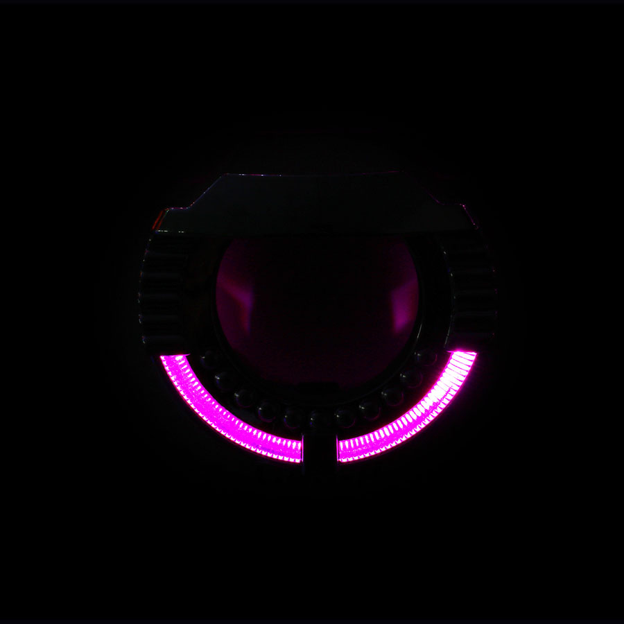 Cubierta LED con efecto cristal C48 para proyector de 3,0 pulgadas