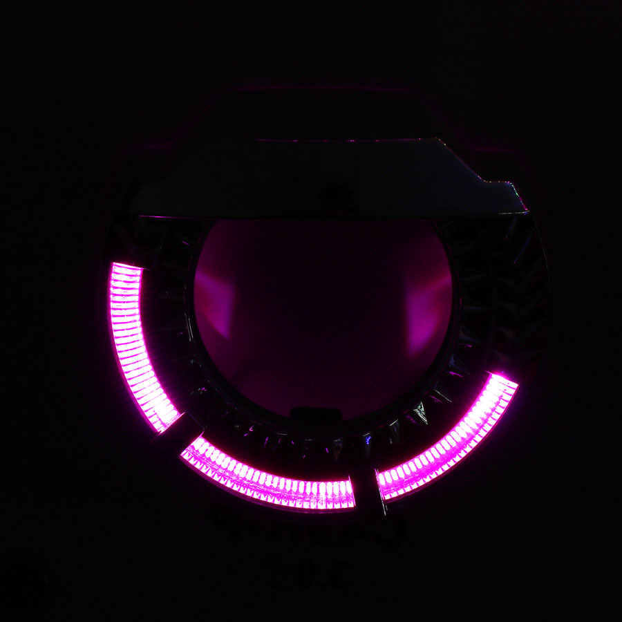 Cubierta LED con efecto cristal C49 para proyector de 3,0 pulgadas