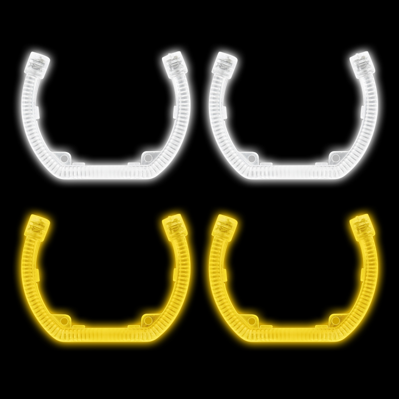 Ojos de ángel en U T5-7U en blanco/amarillo