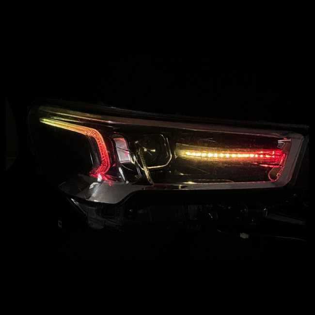 Luces diurnas DRL WRGB para HILUX REVO 2023 