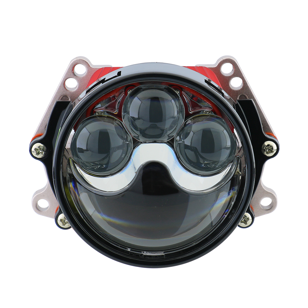 Proyector Bi-LED VAHID V2 de 3,0 pulgadas con 3 lentes láser para retrofit y mejora de faros
