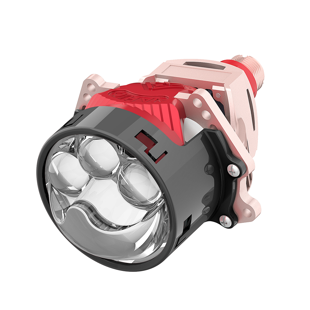 Proyector Bi-LED VAHID V2 de 3,0 pulgadas con 3 lentes láser para retrofit y mejora de faros