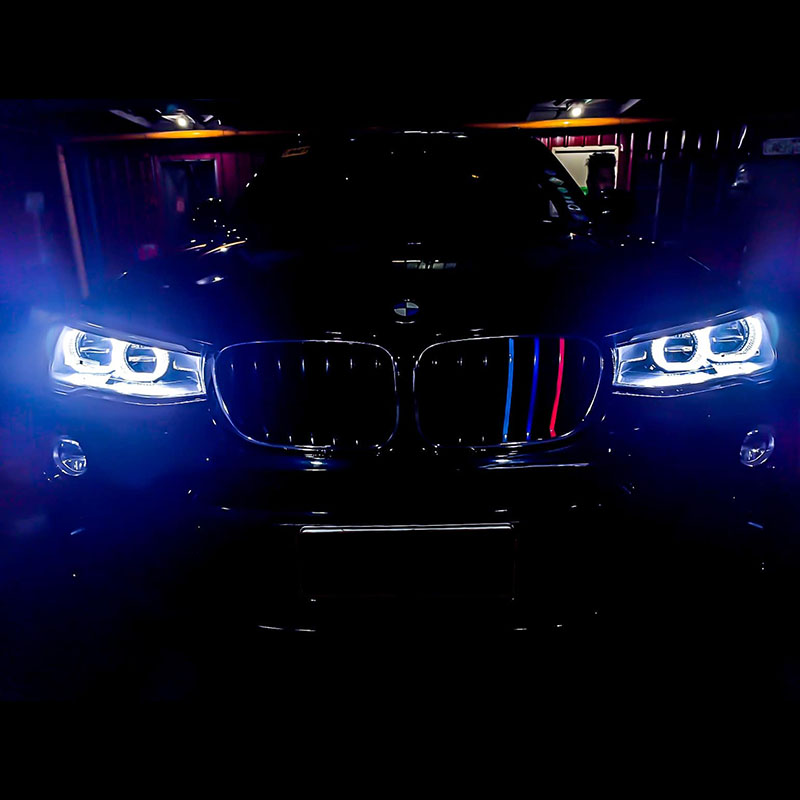 Cubiertas VAHID i8-U30 de 3,0 pulgadas con ojos de ángel 5D y aros halo para retrofit de faros