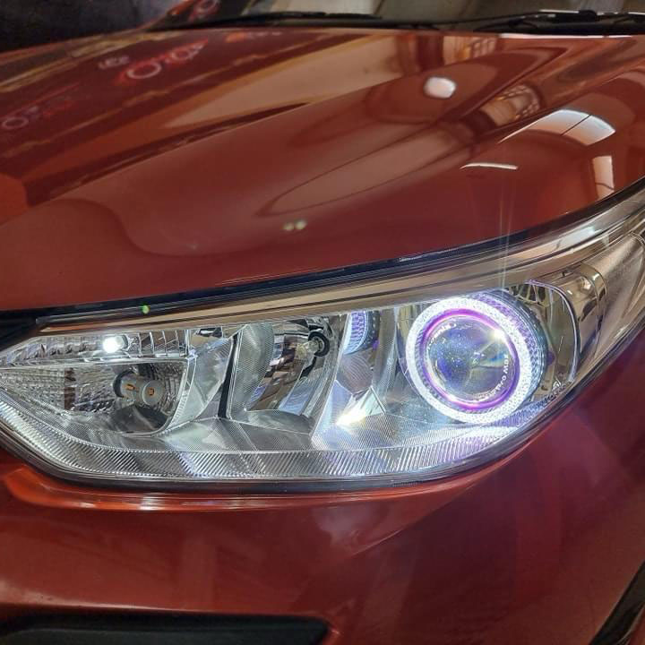 VAHID i5-100 con ojos de ángel 5D: cubiertas para proyectores de 3,0 pulgadas con aros halo