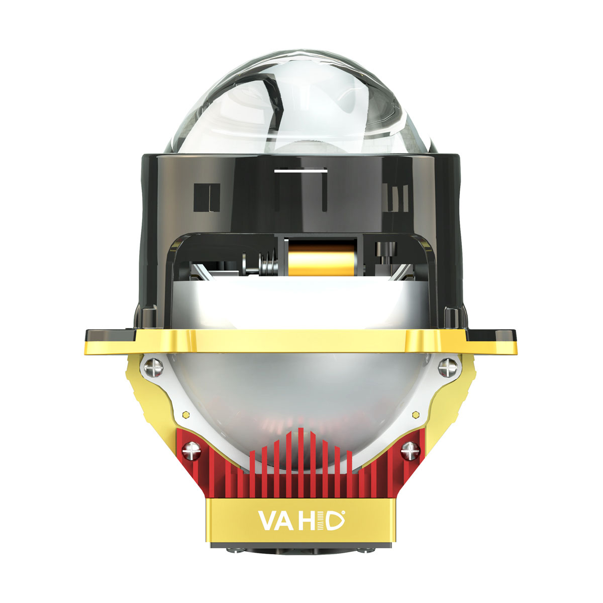 Proyector LED VAHID E10 Pro-Y de 3,0 pulgadas: alta luminosidad, doble reflector y diseño compacto para distintas condiciones climáticas