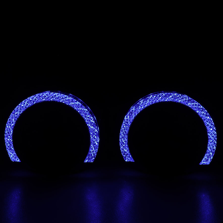 Cubiertas VAHID i9-C25 con ojos de ángel 5D y aros RGB para kits de retrofit de faros