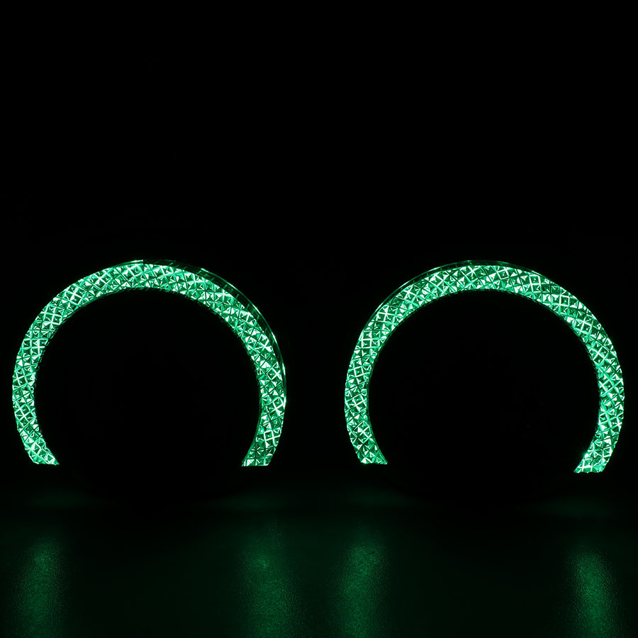 Cubiertas VAHID i9-C25 con ojos de ángel 5D y aros RGB para kits de retrofit de faros