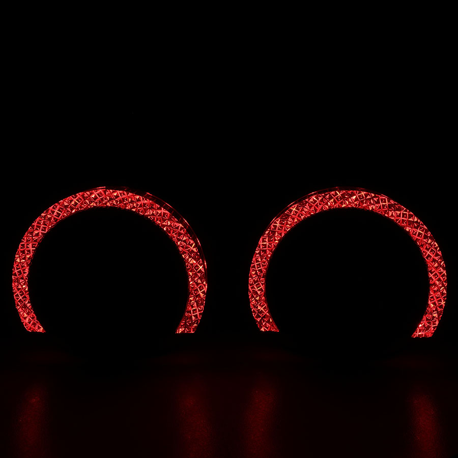 Cubiertas VAHID i9-C25 con ojos de ángel 5D y aros RGB para kits de retrofit de faros