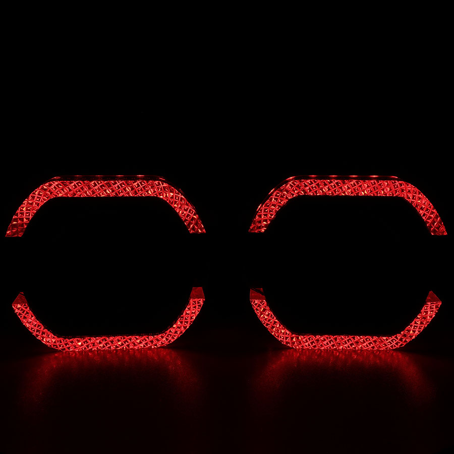 Cubiertas VAHID i9-H25 con ojos de ángel 5D y aros halo para proyectores de 2,5 pulgadas