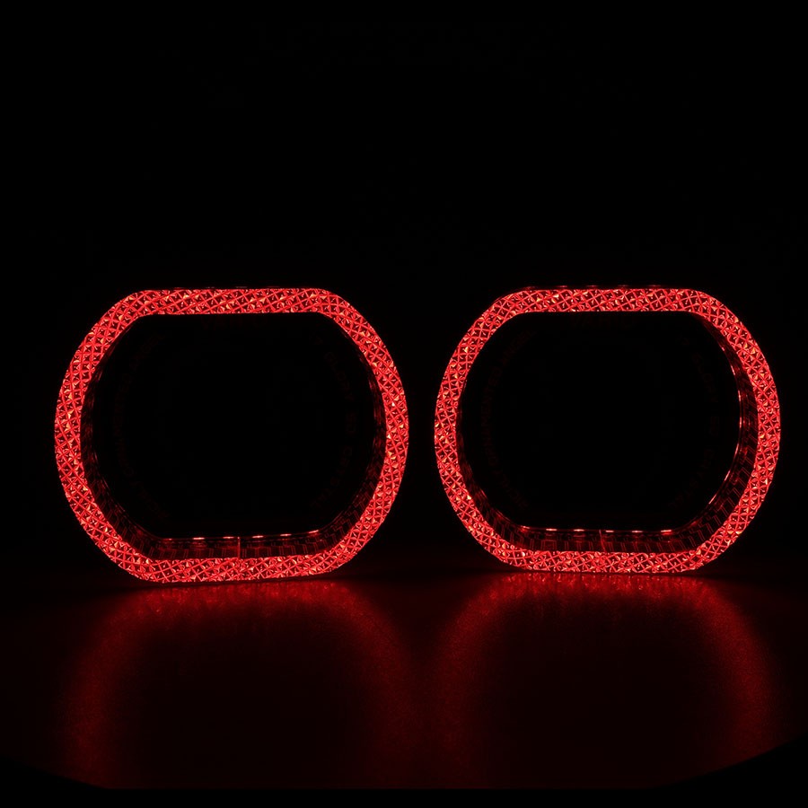 Cubiertas VAHID i7-O30 de 3,0 pulgadas con ojos de ángel 5D y aros estilo BMW para faros
