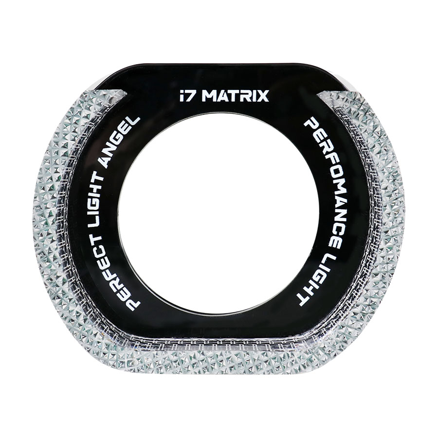 Cubiertas VAHID i7-U30 de 3,0 pulgadas con ojos de ángel 5D y aros estilo BMW para faros