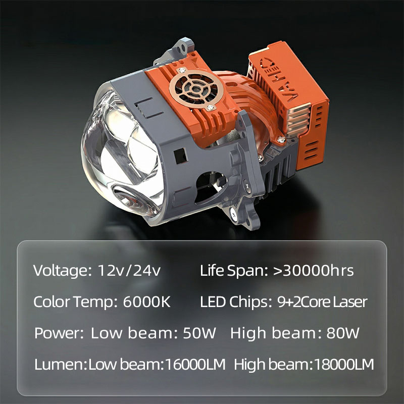 Proyector Bi-LED VAHID MS2 de 3,0 pulgadas