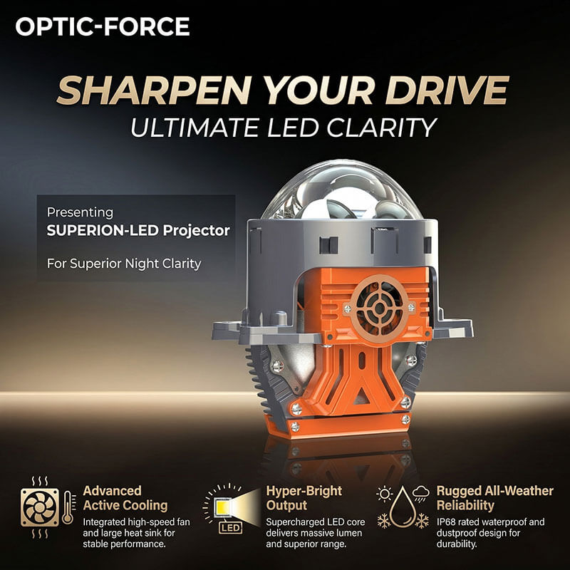 Proyector Bi-LED VAHID X2B para retrofit de faros
