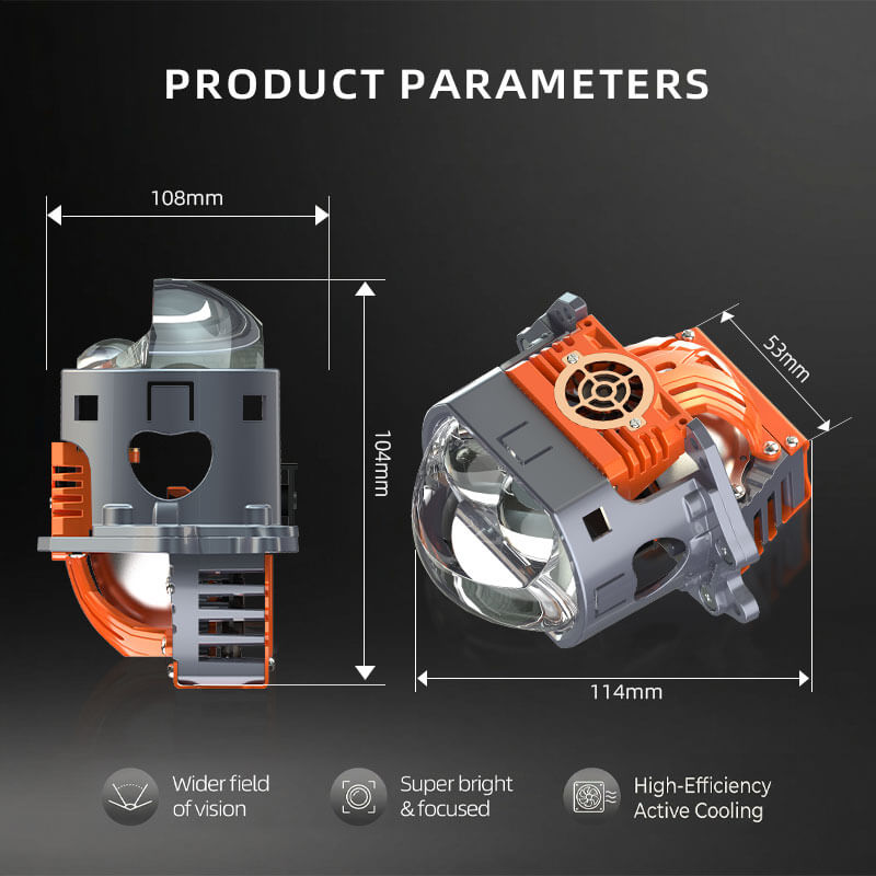 Proyector Bi-LED VAHID X2S para retrofit de faros