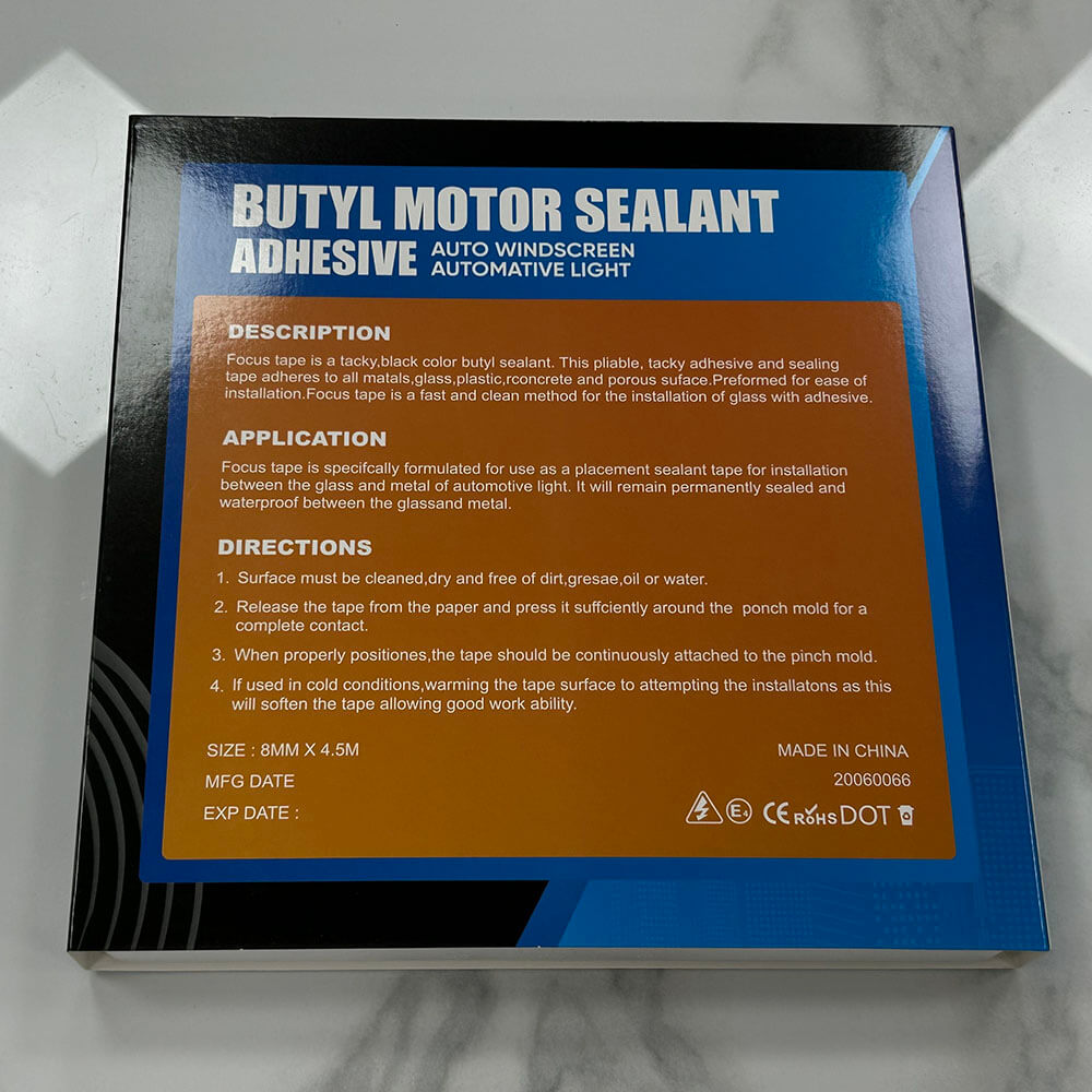 Cordón sellador de butilo para volver a sellar faros